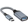 MMOBIEL Cavo OTG USB-C a USB Femmina 3.0 - Trasporto Dati a 5 Gbps - Adattatore per iPhone 17 16 15, iPad, MacBook Pro/Air, Samsung Galaxy S26/S25/S24/S23/S22/S21 ecc.