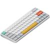 nuphy Air60 v2 QMK/VIA Tastiera Meccanica, 60% Tastiera wireless a basso profilo, Bluetooth 5.1, 2.4GHz e connessione cablata, compatibile con sistemi Windows e Mac - Ionic White Switch Cowberry