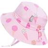 Jan & Jul - Cappellino da sole idrorepellente da bambina, con UPF 50+, 2-5 anni