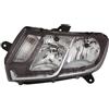 PROPOSTEONLINE Fanale realizzato per Dacia LOGAN 2013 lato guida H7-H1-PY24W-W21-5W alog. predisposto per regolazione elettrica 260607796R