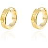 Monde Petit Orecchini a cerchio da donna - oro giallo 18K (750) - Scatola Regalo - Certificato di garanzia