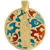 De Bussy Medaglia Madonna di Lourdes in argento sterling e smalte®