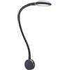 kalb Material für Möbel Lampada a LED per il letto + stazione di ricarica USB Lampade Touch da letto Lampada da lettura Luce da lettura Caricabatterie, colore: nero