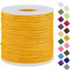 Uiopa Filo Nylon per Braccialetti 0,7mm x 120m Filo Braccialetti Fai da Te Cordone Perline per Collana, Bracciale, Creazione di Gioielli, Macramè, Artigianato