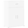 vidaXL Credenza Bianca 60x30x84 cm in Legno Multistrato, credenza da Cucina, Mobile da Salotto, credenza Alta, Mobile da Soggiorno, credenza in Legno