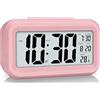 Lesipee Sveglia Digitale Lesipee per Camera da Letto, Orologio da Scrivania a Batteria, Orologio Digitale con Allarme Extra Forte, Temperatura, Auto-Dim e Display 12/24H, Funzione Snooze per Dormitori Pesanti