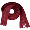 Giddy Square Classic Wine 6 (15 cm) Heavy Duty Chunky Zip - Stile separatore, forte #5 denti, ideale per artigianato, borse e borse fatte a mano Giddy Square