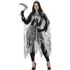 FIESTAS GUIRCA Costume fantasma scheletro pirata per donna adulta taglia M 38-40