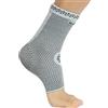 NEOtech Care - fascia di supporto per caviglia - Tessuto a maglia in fibra di bambù - Elastico e traspirante - Media compressione - Sport - Piede destro o sinistro, uomo, donna (Grigio, L, 1 Pezzo)