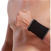 NEOtech Care - Fascia di supporto per polso - in tessuto elastico e traspirante a compressione - per tennis, palestra, sport (Nero, M, 1 Pezzo)
