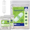 ATLEMISME Capsule vuote vegane 0 separate (1000 pezzi)