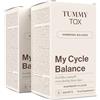 Tummy Tox My Cycle Balance con Cicoria, Magnesio, Ortica, Acido Ialuronico, Shatavari, Zafferano, Folato e Vitamine per le Donne - 30 bustine - TummyTox