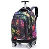 FEEIMOL Zaino con Ruote Girevoli Zaino Trolley Zaino da Viaggio con Ruote per Ragazzi e Ragazze (Galassia)
