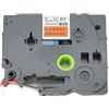 BROVACS 1 confezione di nastro nero su arancione fluo compatibile con Brother P-Touch TZ B31 TZe B31 12 mm 1/2 OPA1323