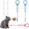 hankousi Confezione da 3 mangiatoie per cani e gatti, senza stress, per gatti e cani di piccola taglia, strumento di assistenza per pillole con spintore per compresse