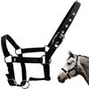 BINYI Briglia per cavalli in legno Funny Horses briglia per cavallo in legno con redine, giocattolo per cavalli per bambini, gioco e cavalli in legno, per cavalli da gioco, taglia unica, nero