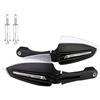 OUKENS Paramani per moto, 2 pezzi 7/8 Protezione paramani universale per moto con indicatore di direzione DRL a LED