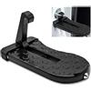Ygapuzi Universal Car Door Latch Step, Pieghevole Car Roof Rack Step con vetro window Breaker, facile accesso al tetto per la maggior parte dell'automobile, SUV, camion, carico massimo 400 LBS (Nero)