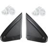 Somivo 1 Paio Nuovo Esterno Ala Triangolo Copertura specchietto retrovisore Trim per Polo 4 9N Sedan Vento 2006-2010 6Q0853273A 6Q085327