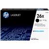 Hp cartuccia toner originale nero ad alta capacità laserjet 26x