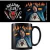 Pyramid International Tazza Stranger Things (design Eddie Hellfire), tazza in ceramica nera, tazza da caffè e regali Stranger Things - Merchandise ufficiale Stranger Things