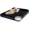 Intex 64144 - Materasso Gonfiabile Dura-Beam Pillow Rest Classic Matrimoniale King, PVC, Nero, 183x203x25 cm