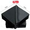 sumory 1/20/100/300 pz/lotto Nero In Microfibra Occhiali Da Sole Occhiali Panno Per La Pulizia 13*13 cm Occhiali Occhiali Pulito Lenti panno Accessori