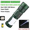 JIASHUAIXIN Torcia tattica a lungo raggio torcia LED ad alta potenza ricaricabile tramite USB lampada a luce forte lanterna portatile esterna impermeabile