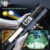 JIASHUAIXIN 100000 Torcia a doppia sorgente luminosa laser bianco e giallo ad alta potenza LM Torcia tattica a luce laterale COB Faretto di emergenza