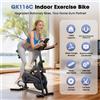Formill Cyclette da Interno Formill QK101, Volano da 10KG, 100 Livelli di Resistenza, Trasmissione a Cinghia Silenziosa, Display, Capacità 120kg, Cardio Domestico