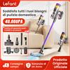 Lefant V1 40KPA Potenza di aspirazione Aspirapolvere senza fili Elettrodomestico intelligente portatile con display LED Batteria rimovibile Contenitore per la polvere