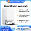 XIAOMI Versione globale Xiaomi Robot Vacuum 5 (X20+ aggiornato) con controllo vocale intelligente, controllo tramite APP, aspirazione Xiaomi da 20000Pa, pianificazione intelligente del percorso di pulizia,