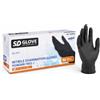Sdglove SD Glove Guanti in Nitrile Senza Polvere Neri TG M Box da 100pz