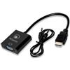 Atlantis A04-HDMI_VGA - 20 cm. - ADATTATORE HDMI VGA CM.20 CON AUDIO ANALOGICO - RISOL.1920X1080 - 64HZ