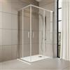 Linea Doccia Box Doccia 70x90 H190 Trasparente Anticalcare 6mm Doppia Scorrevole
