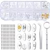Heveer Cuscinetti Nasali per Occhiali Kit di Riparazione Occhiali con 80 Viti Pinzette Cacciavite Piccolo per Occhiali 12 Stili 60 Paia