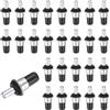 QUARKZMAN 60Pcs Perno Di Riparazione Per Persiane 0.98x0.43 Perno Metallo | Di Sostituzione, A Molla, Fermagli Per Persiane Per Finestre, Mobili Armadietto Lama Mobile, Con Guscio Nero