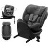 kk Kinderkraft Kinderkraft XRIDER2 Seggiolino auto 0-21 kg, I-SIZE 40-150 cm, Seggiolino 360 girevole, con Isofix Base, Reclinabile Posizione sdraiata, FWF, RWF, reclining, Gris