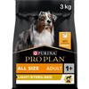 Purina Pro Plan Light Sterilised All Size Adult Crocchette Cane Pollo 3 kg - Croccantini per cani - 1° ORDINE? fino al 20% di sconto