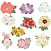 SUNNYCLUE 1 scatola 10 pezzi 10 stili Spille Smaltate A Forma di Fiore Spille Smaltate Carine Spilla Floreale In Lega per Piante Giglio Creativo Girasole Spille Colorate per Zaino per Donne Uomini Dis
