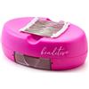 Beaditive Puntaspilli magnetico con cassetto, forte supporto magnetico per cucito, 50 spilli con testa in vetro inclusi, elegante portapillole per spilli da cucito, graffette (fucsia)