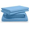 TEMPUR-PEDIC TEMPUR ProAir - Set di lenzuola per letto matrimoniale, colore: Blu azzurro