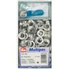 Prym - Prym Argento (14mm) Occhi e Rondelle - 80 Pezzi