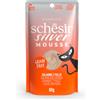 Schesir Silver Mousse Cibo Umido per Gatti Anziani - Salmone e Pollo - 12x80 gr