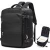 VENATIN Zaino Ryanair 40x30x20 Zaino da Viaggio Aereo Bagaglio a Mano per Wizz Air 40x20x25 Borse Cabina Zaini Casual Donna Uomo per Laptop da 14 Pollici Scuola Lavoro Nero