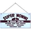 CARISPIBET Super Nonni | decorazioni per la casa cartelli di cucina cartelli per la decorazione domestica 15 x 30 cm