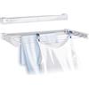 Leifheit Telegant 30 Protect Stendibiancheria da Parete, Stendino Allungabile con 5 Barre da 60 cm, Stendibiancheria Estensibile Interni ed Esterni