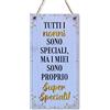 CARISPIBET Fortuna, Amore, Allegria | segni decorativi segni di benvenuto targhe per la decorazione della casa decorazioni interne 30 x 15 cm (Tutto i nonni)