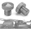 CXEPI CXPEI Coppia M10x1,25 Alluminio Tappi per Fori specchietti de Moto Compatibili con MT07 FZ07 MT09 FZ09 MT10 MT25 MT125 MT15 MT01 MT03 XSR700 XSR900 NMAX 125 Tracer 9GT 900GT