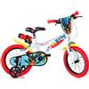 BING Bicicletta per Bambini 12" Bing - Telaio in Acciaio, Ruote in Gomma Gonfiabili, Stabilizzatori di Serie e Freno Anteriore - Ideale per Bambini di Altezza 87-100cm, 3-5 Anni